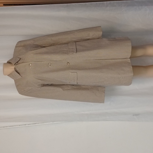 NEW ANN TAYLOR LOFT  Jacket Blazer Striped Logt  Women's l - Picture 3 of 15